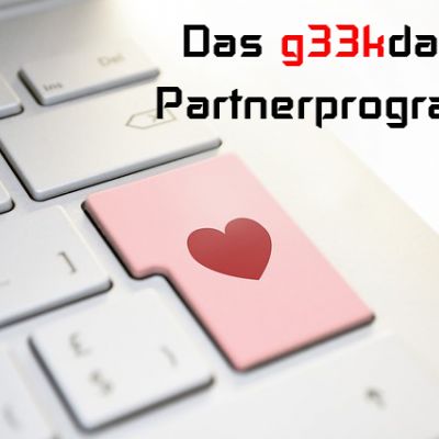 Das g33kdating Partnerprogramm startet!