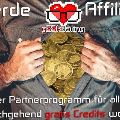 Werde g33kdating Affiliate!