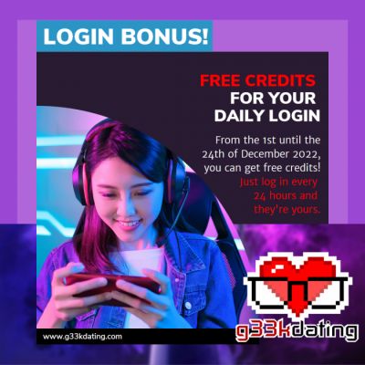 LOGIN-BONUS! Free Credits every 24 hours!