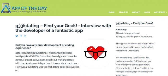App of the day: Interview